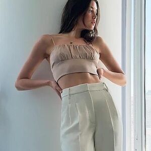 Aritzia Wilfred Sonnet Camisole - marmont, size small, like new